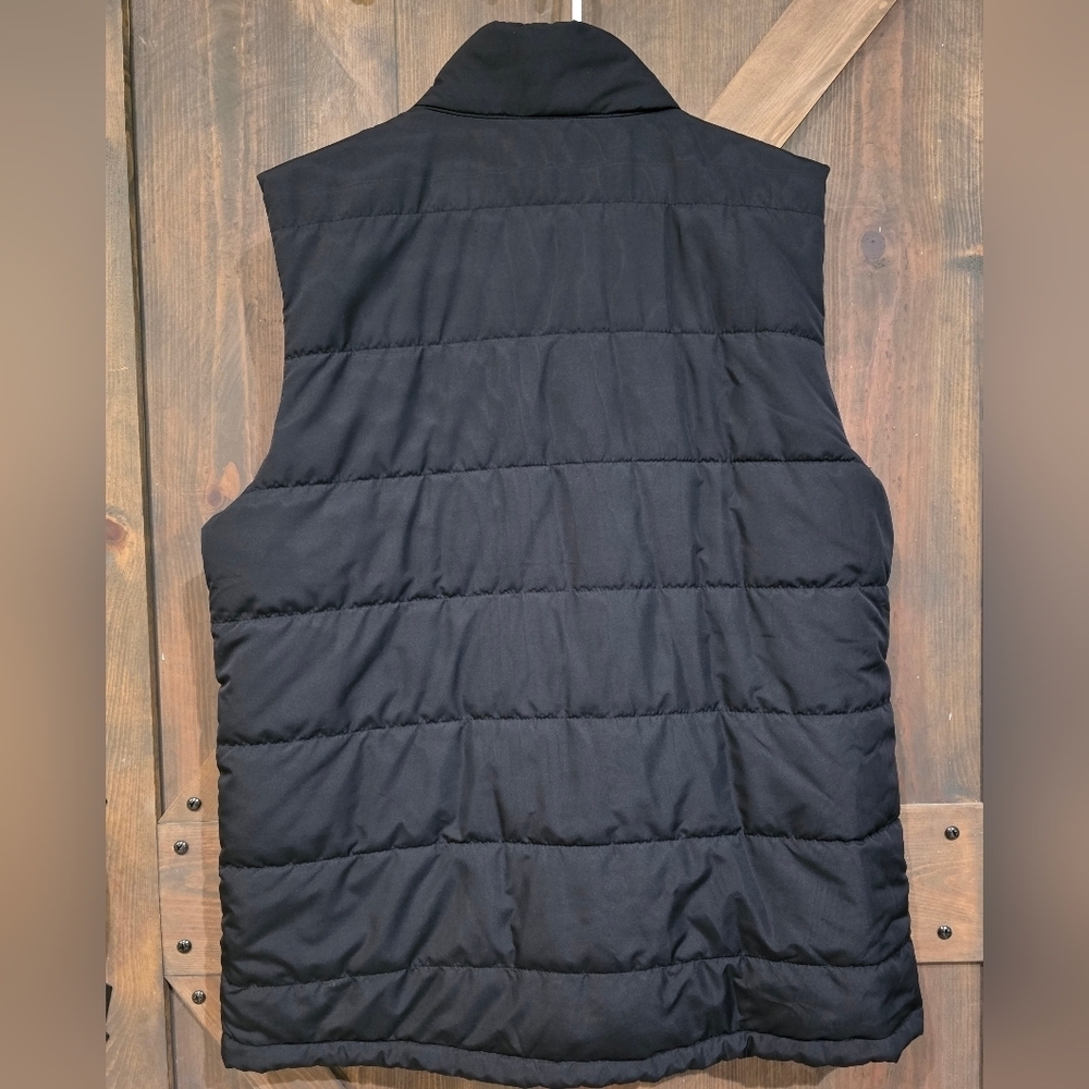 Port Authority Black Puffer Vest Featuring Embroidered FD Emblem- Size MENS XL - Picture 3 of 5